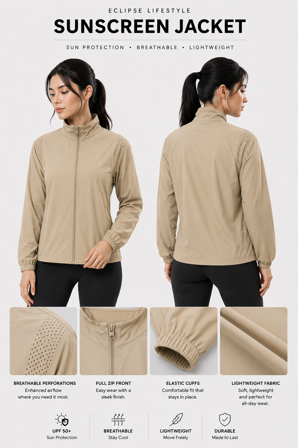 Eclipse Breeze - Women's sun-protection jacket