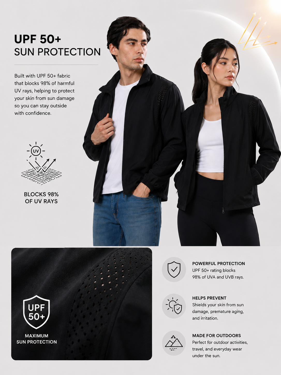 Eclipse Breeze - Men's sun-protection jacket