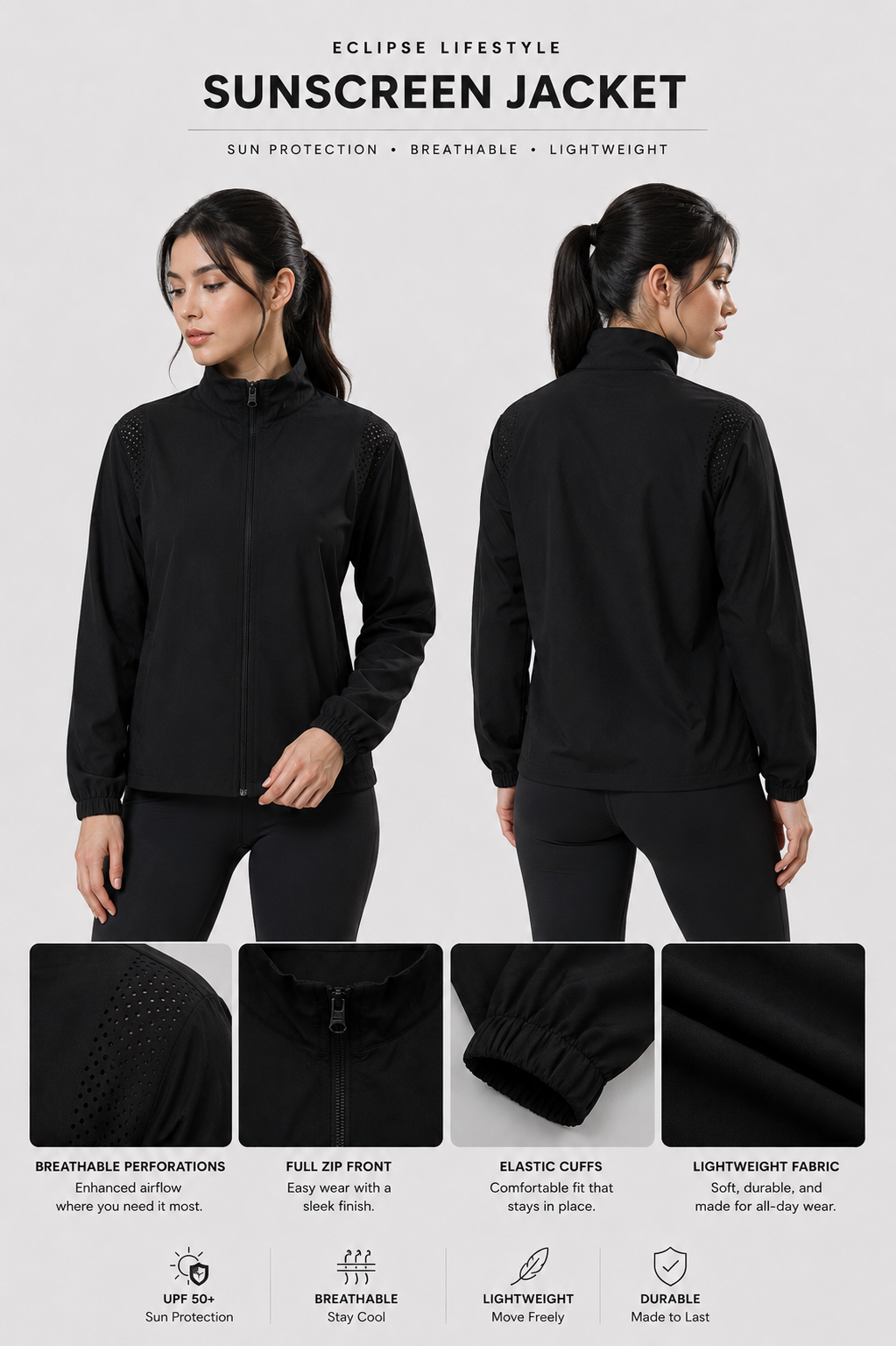 Eclipse Breeze - Women's sun-protection jacket