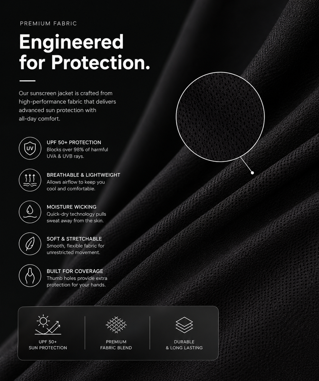 Eclipse Shade - Men's sun-protection jacket